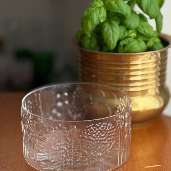 Ovia Toikka Finland Art Glass Bowl Vintage Serving Bowl Mid Century Glassware - Picture 14 of 15